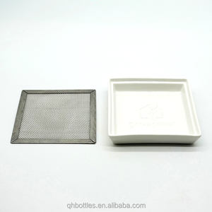 Bandeja cuadrada de cerámica con malla metálica para germinación de semillas, microgreens, herramienta de jardinería para el hogar, embalaje personalizable - Product Image 2