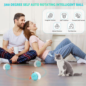 Juguete Interactivo Inteligente de Lujo para Gatos con Batería Recargable, Rotación de 360 Grados, Activación por Movimiento para Gatos de Interior - Product Image 4