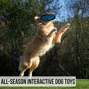 Pet Flippy <span class=keywords><strong>Flopper</strong></span> 9 "Flying Disc Soft Dog Toys Flota en el agua y seguro en los dientes - Product Image 3