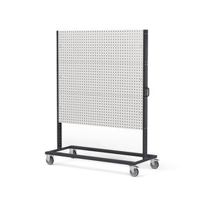 Fami Bin Cart 1502 carro multiusos con 6 paneles perforados, 1552x668x1965mm - Product Image 1