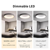 Plafonniers Led nordiques luminaires Style minimaliste moderne chambre salon cercle créatif économique pratique plafonnier