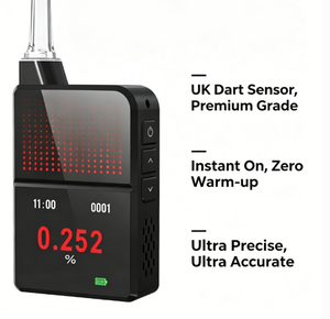 Détecteur d'<span class=keywords><strong>alcool</strong></span> électrochimique avancé H3 Pro, commutateur multi-unités, écran IPS, charge rapide, éthylotest portable, service OEM - Product Image 1