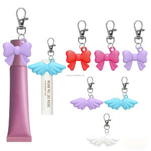 Portachiavi per Lucidalabbra con Cappuccio in Silicone Portatile, Porta Gloss per Portafoglio, Chiavi e <span class=keywords><strong>Zaino</strong></span> - Product Image 4