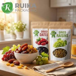 Embalagem Stand Pouch Fosca à Prova de Umidade para Café, Sushi e Alimentos Enlatados com Zíper Personalizado e Furo para Pendur - Product Image 2