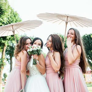 Nouveaux produits 2025 chinois bambou <span class=keywords><strong>japonais</strong></span> papier parapluie bricolage papier blanc Parasol parapluie pour cadeaux de mariage - Product Image 2