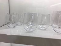 BST Individuelles Logo 12oz 360ml Eiförmiger Unzerbrechlicher Becher, klar, Hartplastik, Wiederverwendbare Stiellose Weingläser mit Logo für Hochzeiten