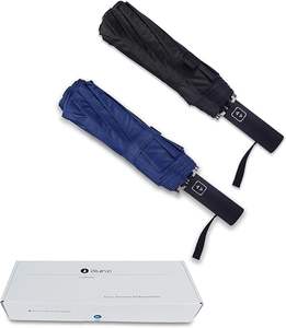 <span class=keywords><strong>Parapluie</strong></span> de voyage compact double 10 côtes de 46 pouces pour la pluie-<span class=keywords><strong>Parapluie</strong></span> portable résistant au vent-<span class=keywords><strong>Petit</strong></span> <span class=keywords><strong>parapluie</strong></span> pliant automatique - Product Image 1
