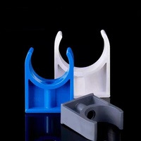 Support de collier de serrage UPVC couleur grise clips en forme de U collier de serrage anti-déplacement collier de serrage en plastique clip en U