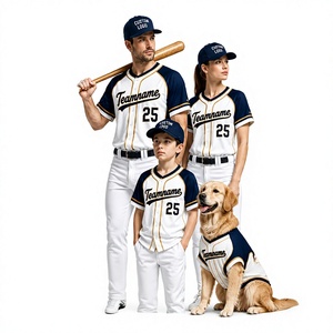 Maillot de baseball unisexe personnalisé, impression par sublimation, nom de l'équipe, logo, respirant, 100% polyester, manches courtes, toutes saisons, sport adulte - Product Image 2