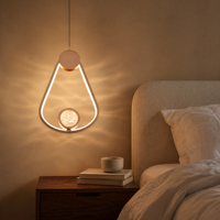 Luminaire suspendu LED moderne à tête unique JACKSUN, hauteur réglable, pour villa et hall, garantie de 2 ans
