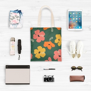 Hawaiian Ohia Lehua Design <b>HandBag</b> Puakenikeni Large Capacity Women Totes Shopping Bags Hotsale - Product Image 5