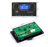 Carte décodeur MP3 avec haut-parleur Bluetooth, module de lecture de carte, écran LCD, 12V