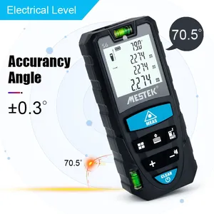 Mini Handheld Laser Rangefinder Sight Measure Tool Laser Distance Meter With LCD Backlight 50m Digital Laser Distance Meter