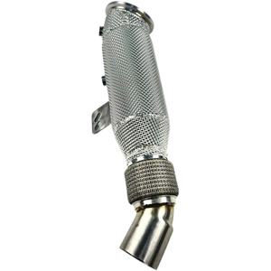 Utilisable pour le moteur BMW B58, downpipe 3.0t, acier inoxydable 304 sans catalyseur avec bouclier thermique - Product Image 6