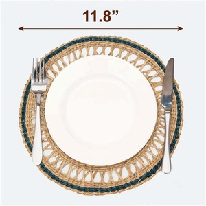 Most Selling Elegant <b>Beaded</b> <b>Placemats</b> Round for Wedding Reception Party and Festive Decoration Available at Good Price - Product Image 3