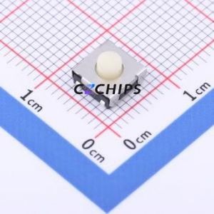TSE005A3826A02 Tactile Switch SMD Switch Round Button 2.6N Vertical Mount 6.55mm - Product Image 1
