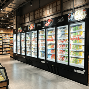 Vitrine Réfrigérée Verticale Industrielle avec Porte en Verre pour Fruits et Légumes – Idéale pour le Commerce de Détail - Product Image 6