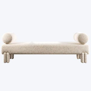 AOMISI <span class=keywords><strong>CASA</strong></span> Meubles de salon canapés Teddy chaise longue pouf moderne chambre à coucher chaise d'appoint lit bout tabouret <span class=keywords><strong>banc</strong></span> en tissu - Product Image 1