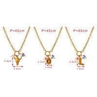 MICCI Bijoux sans ternissement en acier inoxydable, bijoux imperméables plaqués or 18 carats, pendentif en céramique, fermoir de collier DIY