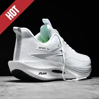 Chaussures de sport pour hommes et femmes, baskets de course à lacets, légères, respirantes et confortables, pour marathon, athlétisme en plein air, jogging