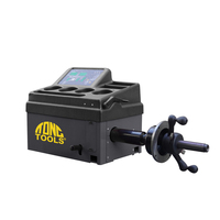 Équilibreuse de roues portable TONCTOOLS homologuée CE, type manivelle, machine d'équilibrage de pneus de voiture mobile, écran LED, 200 tr/min, garage