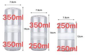 Hũ nhựa PET trong suốt hai mặt, thiết kế sáng tạo, dùng đựng kẹo, hạt, đậu, thực phẩm, trà, hoa, có nắp đậy kín khí. - Product Image 6