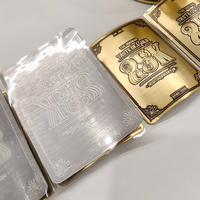 Plaques de nom pour bouteilles de vin personnalisées en or gaufré, étiquettes métalliques de luxe avec texte hébreu