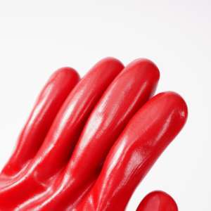 27 см 30 см 35 см 45 см защитные рабочие перчатки химические маслостойкие полностью резиновые Длинные рукава водонепроницаемые красные перчатки из ПВХ - Product Image 5