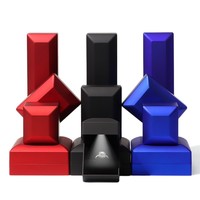 Boîte d'emballage de bijoux LED haut de gamme avec éclairage pour l'affichage de bagues, pendentifs, colliers et bracelets, boîte de rangement de bijoux personnalisable avec logo, idéale pour les cadeaux