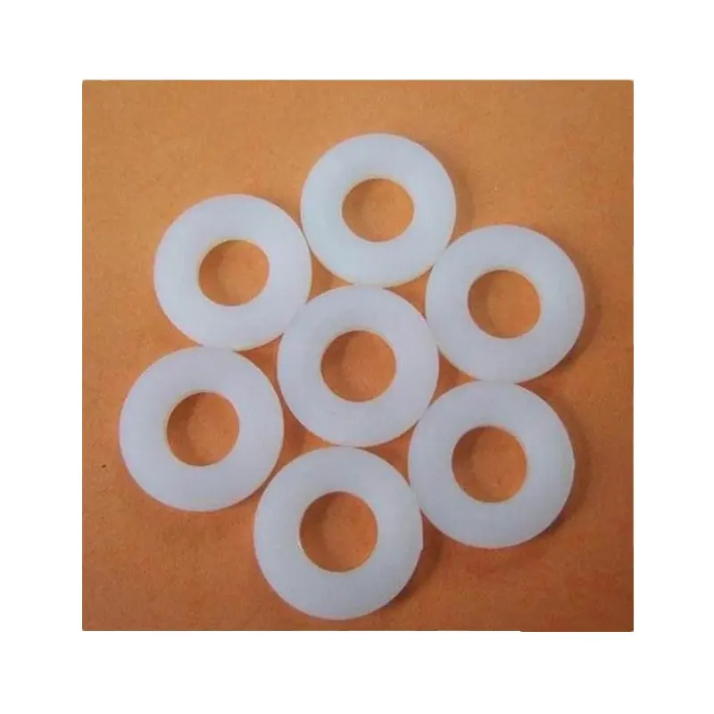 High quality round flat plastic rings nylon spacer ring