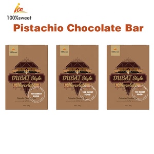 Barres de chocolat au lait PISTACHE & KNAFEH, délicieuses et réputées, en gros, avec un garniture croquante au beurre de pistache et au Kunafeh - Product Image 5