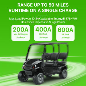 OEMソーラー充電式RVゴルフカートリチウムバッテリー充電器12V 24V 20Ah 100Ah 200Ah 280Ah <span class=keywords><strong>LiFePO4</strong></span>バッテリーパック - Product Image 4