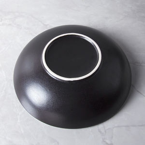 Platos Hondos de Cerámica Negra Mate, Cuenco <span class=keywords><strong>Jumbo</strong></span>, Vajilla, Platos Hondos para Sopa de Estilo Japonés, Platos de Lujo - Product Image 3