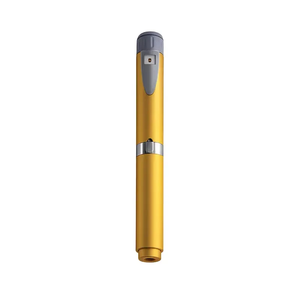 Reusable Metal V2 Injection <b>Pen</b>-Eco-Friendly 60 Units Dose <b>Multiple</b> <b>Colors</b> Custom Logo for Diabetes Use & Glass Body Packaging - Product Image 1