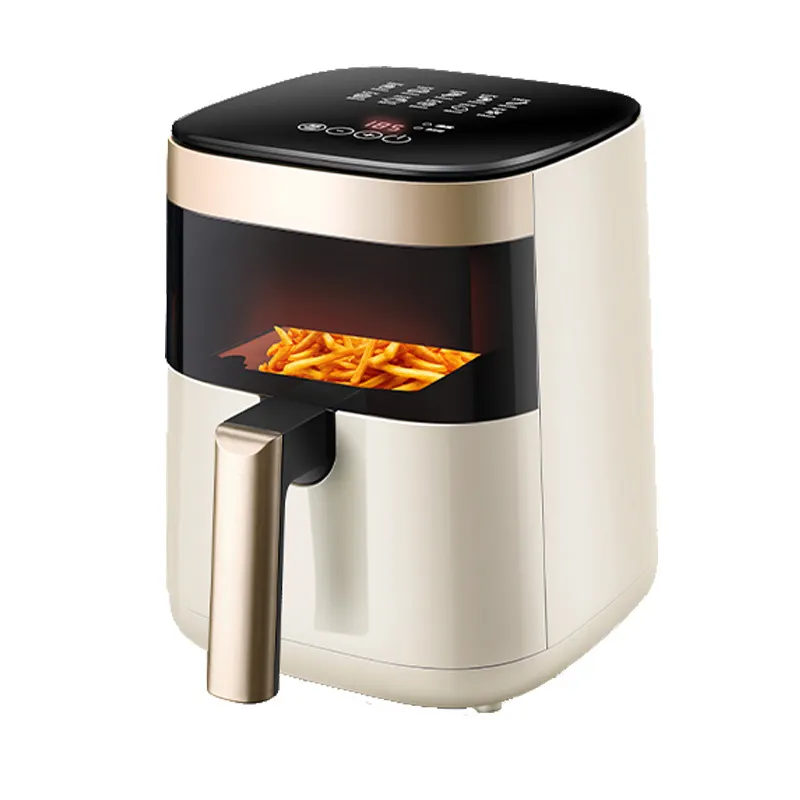4.5L air fyrer toaster oven with window non-stick cooking surface frying food without oil frying machine digital display
