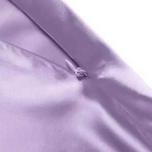 Clacive Ropa De Mujer Vintage <span class=keywords><strong>Satin</strong></span> <span class=keywords><strong>Violet</strong></span> Longue Mode femmes Coréennes <span class=keywords><strong>Jupe</strong></span> Taille Haute A-ligne <span class=keywords><strong>Jupe</strong></span> D'été - Product Image 5