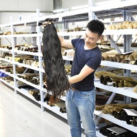 Nouvelle Arrivée 2025 – Cheveux Indiens Bruts Non Traités Grade 12A, Droits et Alignés dans le Sens de la Cuticule, de la Fabrique HaiYi – Vente Chaude