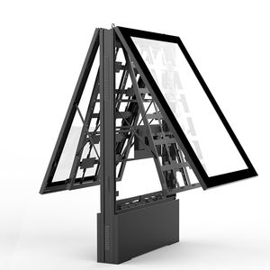 Recinto de exhibición al aire libre de aluminio IP65 Rated Rugged Cabinet Housing LED Totem <span class=keywords><strong>Campañas</strong></span> comerciales - Product Image 1