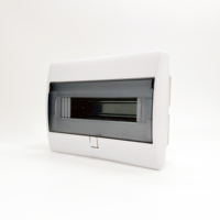 Boîte de distribution électrique portable étanche OEM HPK 12 boucles, entièrement en plastique, installation dissimulée