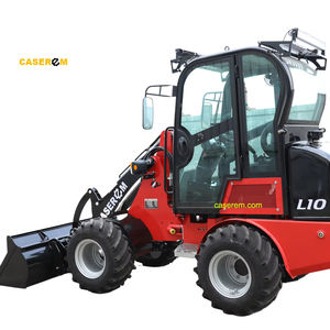 Casser Eml10 Hot Selling Kwaliteit Multifunctionele Kleine <span class=keywords><strong>Skid</strong></span> Stuur Front-End Emmer Gelede Lader Mini Wiellader Machines - Product Image 1