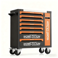 Chariot de rangement d'outils multifonctionnel Offre Spéciale avec boîte à outils à 7 tiroirs et armoire à outils pour garage et atelier