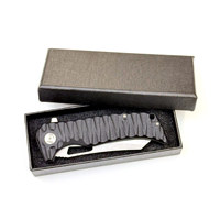 Couteau de poche pliant 8Cr13 MoV, manche texturé antidérapant G10, outil utilitaire portable EDC pour le camping, la pêche, la survie en plein air