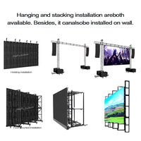 TOPvision P3.91 Sahne Kiralama P2.976 P3.91 P5.2 Dış Mekan LED Kiralık Ekran 500 500 500 1000mm IP65 Su Geçirmez Yüksek Çözünürlüklü Festival...