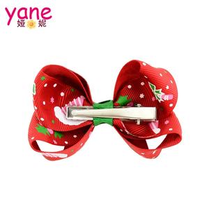 เครื่องประดับแฟชั่นเกี่ยวกับคลิปเครื่องผูกกับ <span class=keywords><strong>JOJO</strong></span> โบว์ผมที่มีคุณภาพสูงโบว์สำหรับคริสมาสต์ - Product Image 4