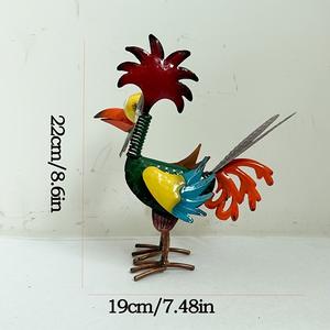 Venta al por mayor <span class=keywords><strong>de</strong></span> suministros <span class=keywords><strong>de</strong></span> jardín Rock Rooster Boots Venta Standing Cranes Decor Large Metal Rooster Bird Art Lawn Ornament Garden - Product Image 4