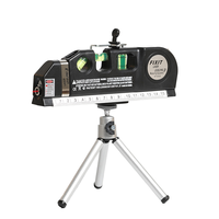 Niveau laser infrarouge multifonctionnel BEMAX BM-44 3-en-1 avec support vertical et horizontal, niveau laser vert de qualité industrielle pour le bricolage