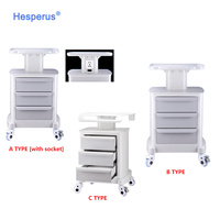 Chariot mobile de clinique médicale avec roues, chariot d'instruments pour laboratoire dentaire