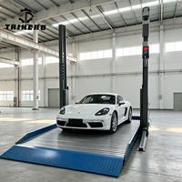 Trihero Élévateur de stationnement hydraulique à double étage, mécanisme électrique pour deux véhicules, pour SUV, garage domestique, équipement de stationnement automobile, certifié CE