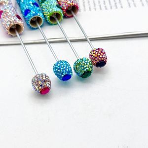 Bolígrafo de Lujo con Cuentas y Diamantes de Imitación para el Día de San Valentín, Diseño de Corazón, Recargable - Product Image 3