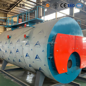 Chaudière à eau chaude à tube de feu horizontal automatique YG WNS 1000KW nouvelle condition basse pression pour serres hôtels fermes-produits - Product Image 2
